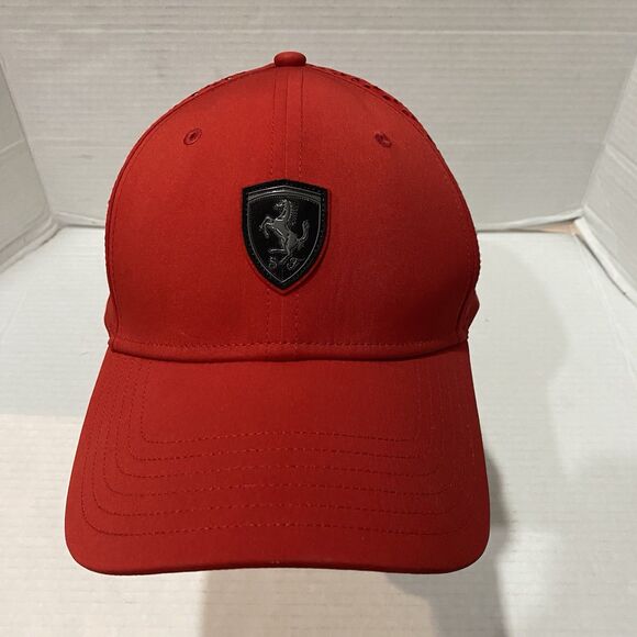 Ferrari Red Strap back Hat OSFM - Picture 1 of 9